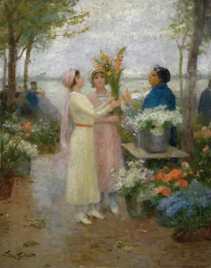 Les Glaieuls by Victor Gabriel Gilbert Oil Painting