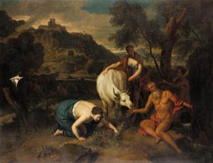 Io Recognised by Her Father by Victor Honore Janssens Oil Painting