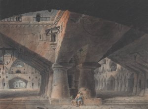 Man Seated in Prison by Victor-Jean Nicolle Oil Painting