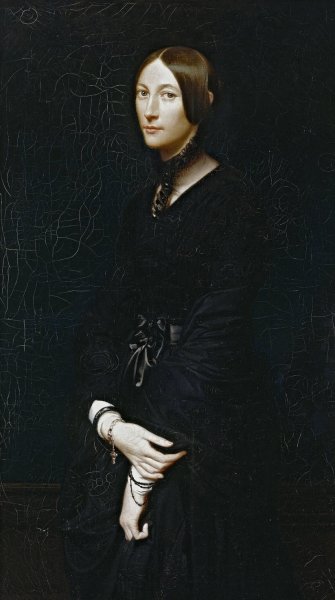 Main Product Photo of Portrait de Julie Mottez  Painting by Victor-Louis Mottez