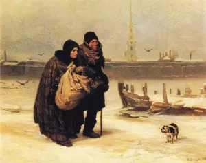 Moving House by Viktor Vasnetsov Oil Painting