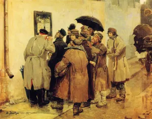 New From the Front by Viktor Vasnetsov Oil Painting