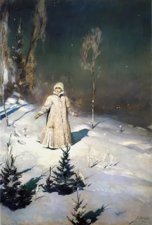 Snegurochka by Viktor Vasnetsov Oil Painting