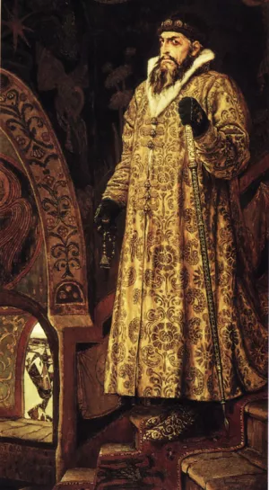Tsar Ivan the Terrible by Viktor Vasnetsov Oil Painting
