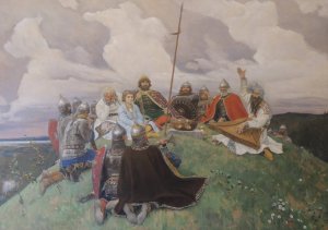 Bayan by Victor Mikhailovich Vasnetsov Oil Painting