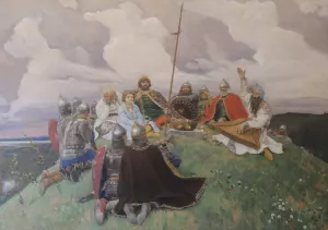 Bayan by Victor Mikhailovich Vasnetsov Oil Painting