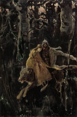 Ivan Zarevitsh by Victor Mikhailovich Vasnetsov Oil Painting