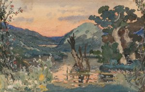 Yarilina valley by Victor Mikhailovich Vasnetsov Oil Painting