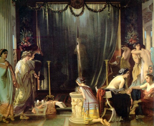 Main Product Photo of Zeuxis Choosing a Model for Helen Painting by Victor Mottez