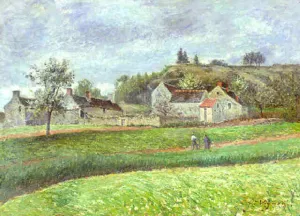 Le Hameau au Printemps by Victor Vignon Oil Painting