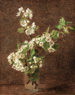 Apple tree flowers by Victoria Fantin-Latour Oil Painting