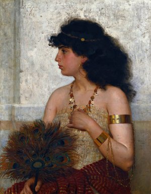 Esther by Viktor Alexeevich Bobrov Oil Painting