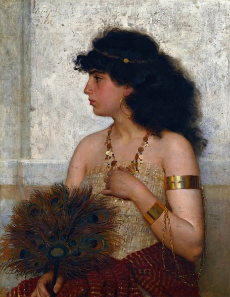 Esther by Viktor Alexeevich Bobrov - Hand-Painted Oil Painting Reproduction