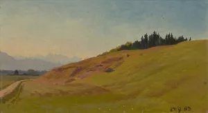 Voralpenlandschaft Oil painting by Viktor Paul Mohn