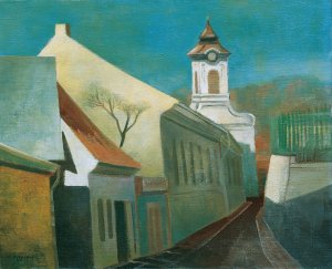 Strase in POtzleinsdorf by Viktor Planckh Oil Painting