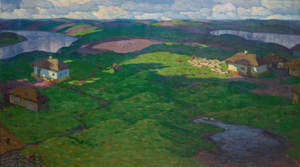 Wolkenschatten  by Viktor Sarubin - Hand-Painted Oil Painting Reproduction