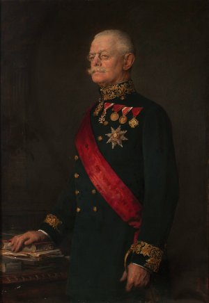 Dr. Eugen Hauenschield-Bauer Freiherr von Przerab by Viktor Stauffer Oil Painting