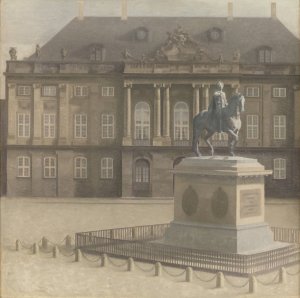 Amalienborg Square, Copenhagen by Vilhelm Hammershoi Oil Painting