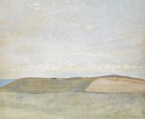From Refsnaes by Vilhelm Hammershoi Oil Painting