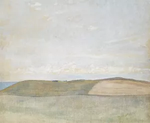From Refsnaes by Vilhelm Hammershoi Oil Painting