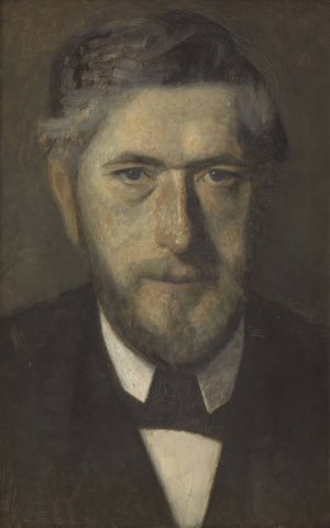 Jens Ferdinand Willumsen. Study for Five Portraits by Vilhelm Hammershoi Oil Painting