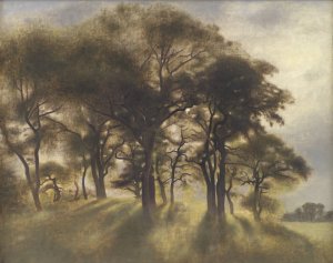 Near Fortunen, Jaegersborg Deer Park, North of Copenhagen by Vilhelm Hammershoi Oil Painting
