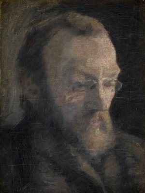 The art historian Karl Madsen, later Director of Statens Museum for Kunst by Vilhelm Hammershoi Oil Painting
