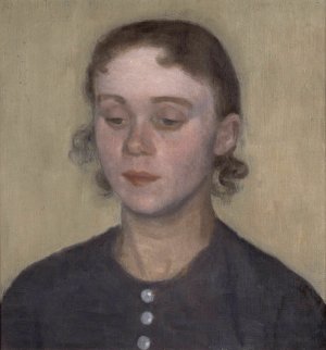The Artist's Wife, Ida Hammershoi, nee Ilsted by Vilhelm Hammershoi Oil Painting