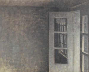 The Balcony Room at Spurveskjul by Vilhelm Hammershoi Oil Painting