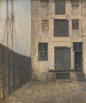 The Old Warehouse In Christianshavn by Vilhelm Hammershoi Oil Painting