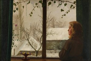 Day Dreams by Vilhelm Kyhn Oil Painting