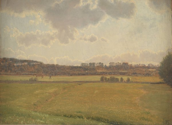 Sommerdag ved Bisholt  by Vilhelm Kyhn - Hand-Painted Oil Painting Reproduction