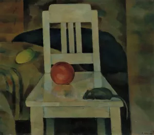Still Life by Vilho Lampi Oil Painting