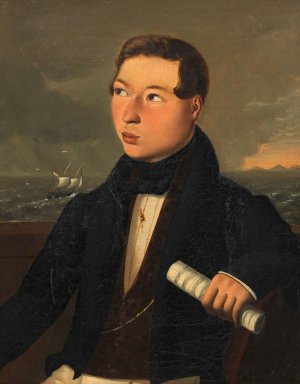 Franz von Suppe im Alter von 15 Jahren by Vincent Poiret Oil Painting