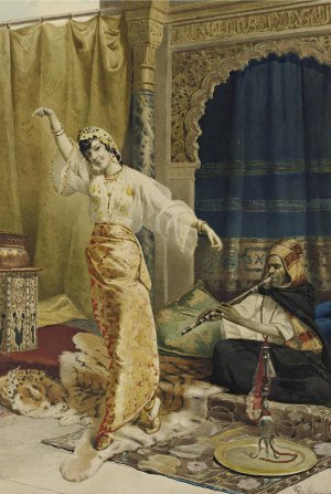 Harem Dancer by Vincent Stiepevich Oil Painting