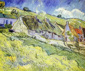 A Group of Cottages painting by Vincent van Gogh