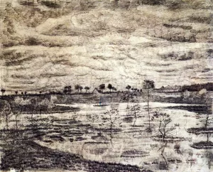 A Marsh Oil painting by Vincent van Gogh