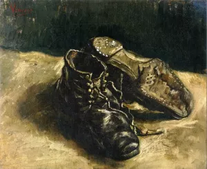 A Pair of Shoes 2 by Vincent van Gogh - Oil Painting Reproduction