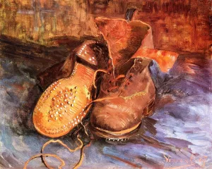 A Pair of Shoes 3 by Vincent van Gogh Oil Painting