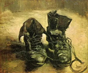 A Pair of Shoes by Vincent van Gogh Oil Painting