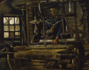 A Weaver's Cottage by Vincent van Gogh Oil Painting