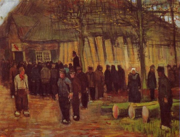 Main Product Photo of A Wood Auction Painting by Vincent van Gogh
