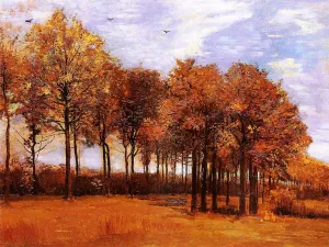 Autumn Landscape by Vincent van Gogh - Oil Painting Reproduction