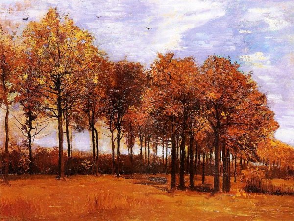 Main Product Photo of Autumn Landscape Painting by Vincent van Gogh