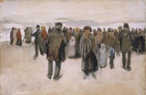 Beach at Scheveningen by Vincent van Gogh Oil Painting