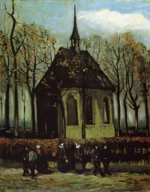Chapel at Nuenen Oil painting by Vincent van Gogh