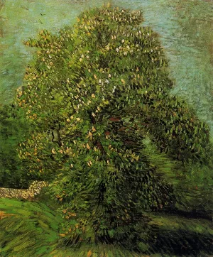 Chestnut Tree in Bloom by Vincent van Gogh Oil Painting