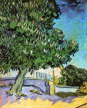 Chestnut Trees in Bloom II Oil painting by Vincent van Gogh