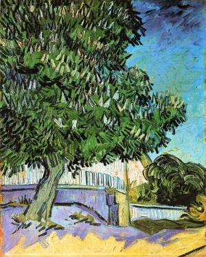 Chestnut Trees in Bloom II by Vincent van Gogh - Oil Painting Reproduction