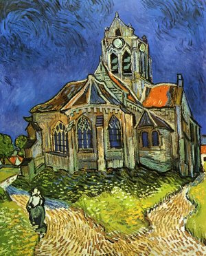 Church at Auvers also known as The Church at Auvers by Vincent van Gogh Oil Painting